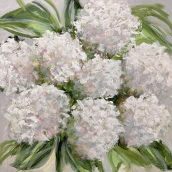 Soft White Hydrangeas