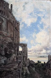 Mont Saint-Michel, Western Gate to the Barbican at Châtelet