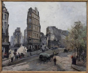 Rue de la Lune, Beauregard and de Clery, views of Boulevard Saint Denis in Paris