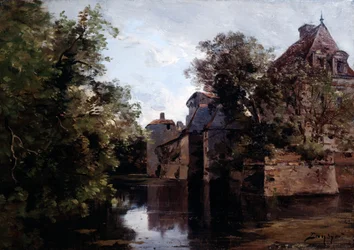 View of a Chateau Built Under Louis XIII, Saint Loup, 1882