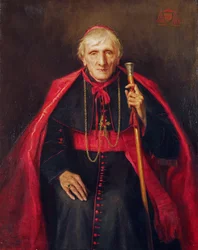Portrait of John Henry Newman (1801-1890) 1889