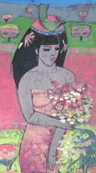 Dressed as Flora