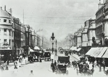 252-260 Regent Street, Westminster: looking north to Oxford Circus, 1890