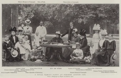 A Royal Family Party at Osborne, August 1898