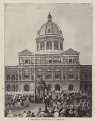 A Memorial Fountain, Rangoon