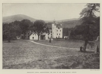Abergeldie Castle, Aberdeenshire, the Seat of Mr. Hugh Mackay Gordon