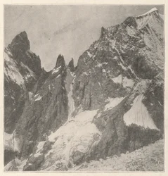 Alpine Peaks newly conquered by the Duke of the Abruzzi