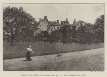 Balnagowan Castle, Ross-Shire, the Seat of Sir Charles Ross, Baronet