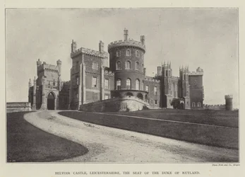 Belvoir Castle, Leicestershire, the Seat of the Duke of Rutland