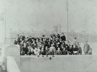 Blackwall Tunnel: Crowd Gathered at the Opening Ceremony, 1897