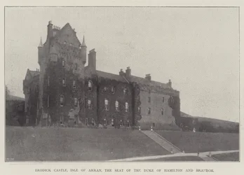 Brodick Castle, Isle of Arran, the Seat of the Duke of Hamilton and Brandon