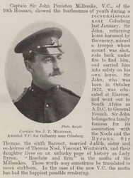 Captain Sir J P Milbanke, awarded VC for Gallantry near Colesberg