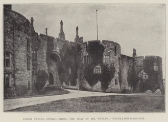 Chirk Castle, Denbighshire, the Seat of Mr Richard Myddleton-Biddulph