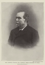 Don Antonio Canovas del Castillo, Prime Minister of Spain, Assassinated 8 August