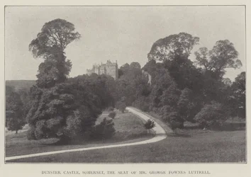 Dunster Castle, Somerset, the Seat of Mr George Fownes Luttrell