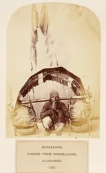 Dureeahon, Hindoo from Bundelcund, Allahabad, from The People of India, by J. Forbes Watson, published 1868
