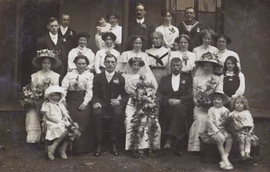 Edwardian Wedding Photograph, c.1910