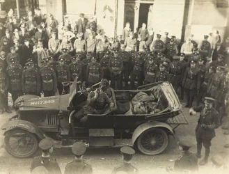 From an album of 134 photographs associated with World War One, Western Front, 1914-18