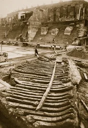 Galley, found on the site of County Hall in 1910