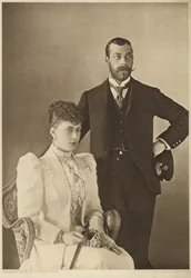 George, Duke of York, and his wife, Princess Mary of Teck