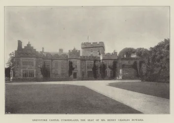 Greystoke Castle, Cumberland, the Seat of Mr. Henry Charles Howard
