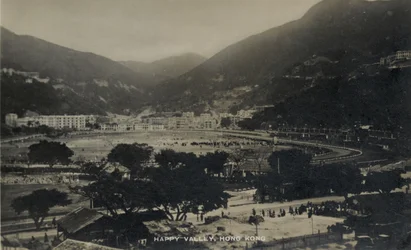 Happy Valley, Hong Kong, from an album of photographs relating to the service of Pte H. Chick, 1940