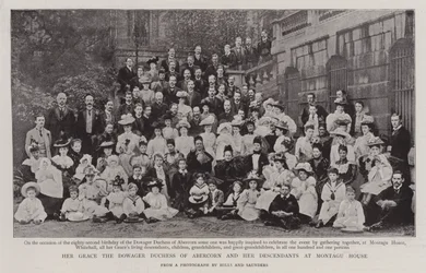 Her Grace the Dowager Duchess of Abercorn and Her Descendants at Montagu House