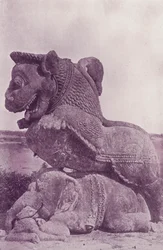 Hindu Lion crushing Buddhist Elephant, Kanarak
