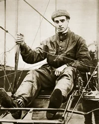 His Fearless Flying Showed the Way (photogravure)