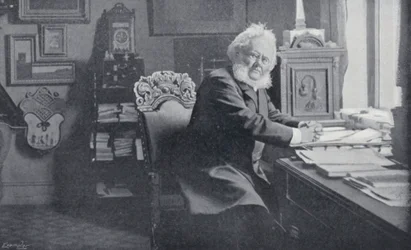 Ibsen in his Study