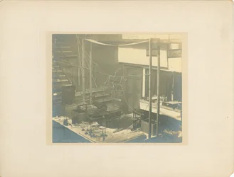 Image of the Stage, at the Royal Institution, Just Prior to Tesla Giving His Lecture in 1892