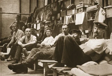 In Quarters, Handforth, illustration from German Prisoners in Great Britain