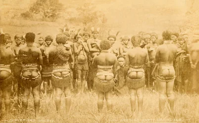 Indigenous African wedding party