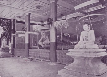 Inside the Pagoda, Rangoon