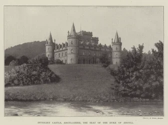 Inverary Castle, Argyllshire, the Seat of the Duke of Argyll