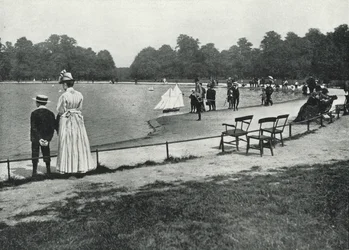 Kensington Gardens, the Round Pond