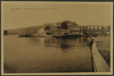 The Citadel and confluence of Sambre and Meuse, Namur, c.1914