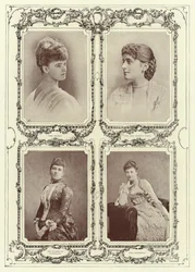 Lady Brooke, Lady Jane Seymour Combe, The Duchess of Sutherland; Lady Borthwick