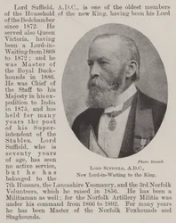 Lord Suffield, ADC, New Lord-in-Waiting to the King