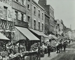 Lower Marsh: looking east, 1896