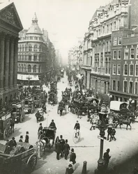 Mansion House and Cheapside, London, c 1900