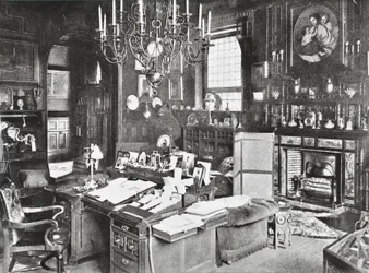 Marlborough House, Westminster: Prince of Wales Study, 1895