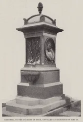 Memorial to the Duchess of Teck, unveiled at Richmond on 16 May
