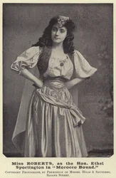 Miss Roberts as the Hon Ethel Sportington in Morocco Bound