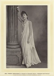 Mlle Sigrid Arnoldson as Baucis in Gounod