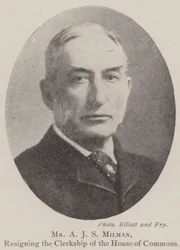 Mr A J S Milman, Resigning the Clerkship of the House of Commons