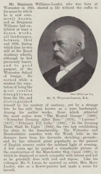 Mr B Williams-Leader, RA