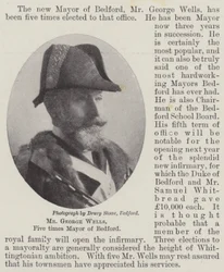 Mr. George Wells, Five times Mayor of Bedford