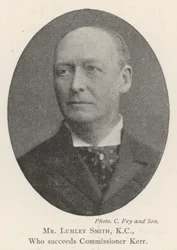 Mr Lumley Smith, KC, who succeeds Commissioner Kerr