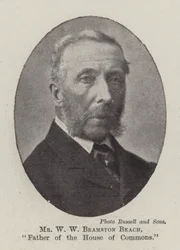 Mr W W Bramston Beach, Father of the House of Commons